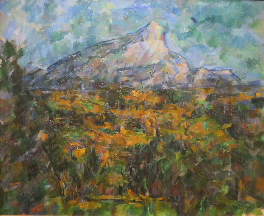 Góra Sainte-Victoire widziana z Lauves - Paul Cézanne