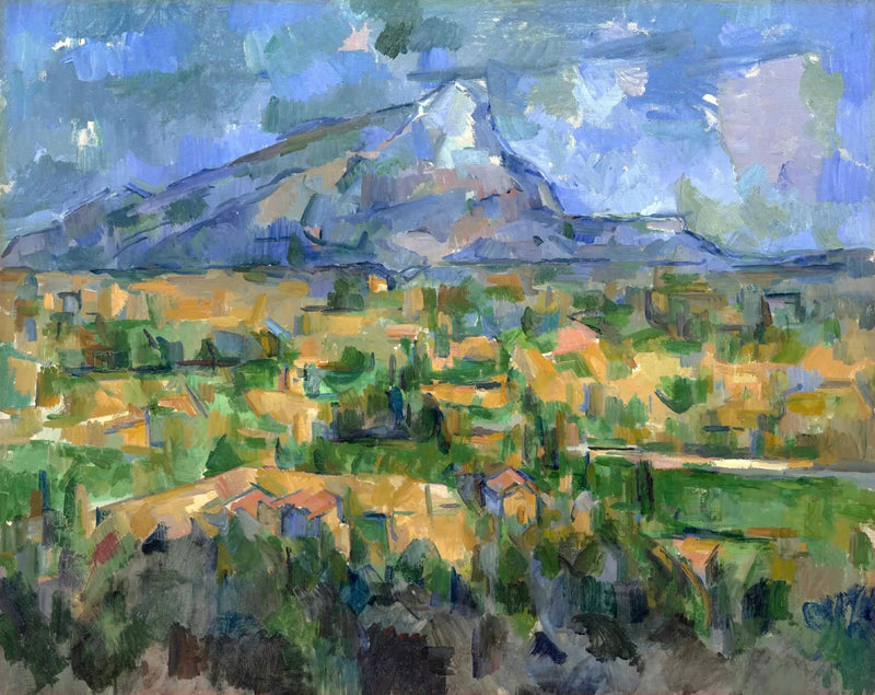 Góra Sainte-Victoire widziana z Lauves - Paul Cézanne