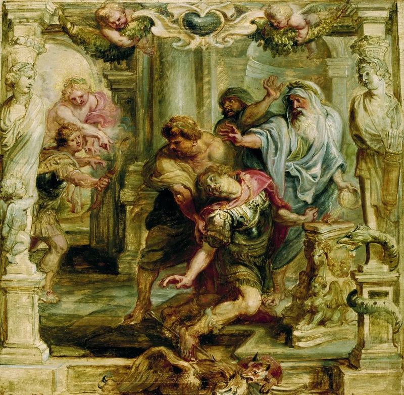 Śmierć Achillesa - Peter Paul Rubens