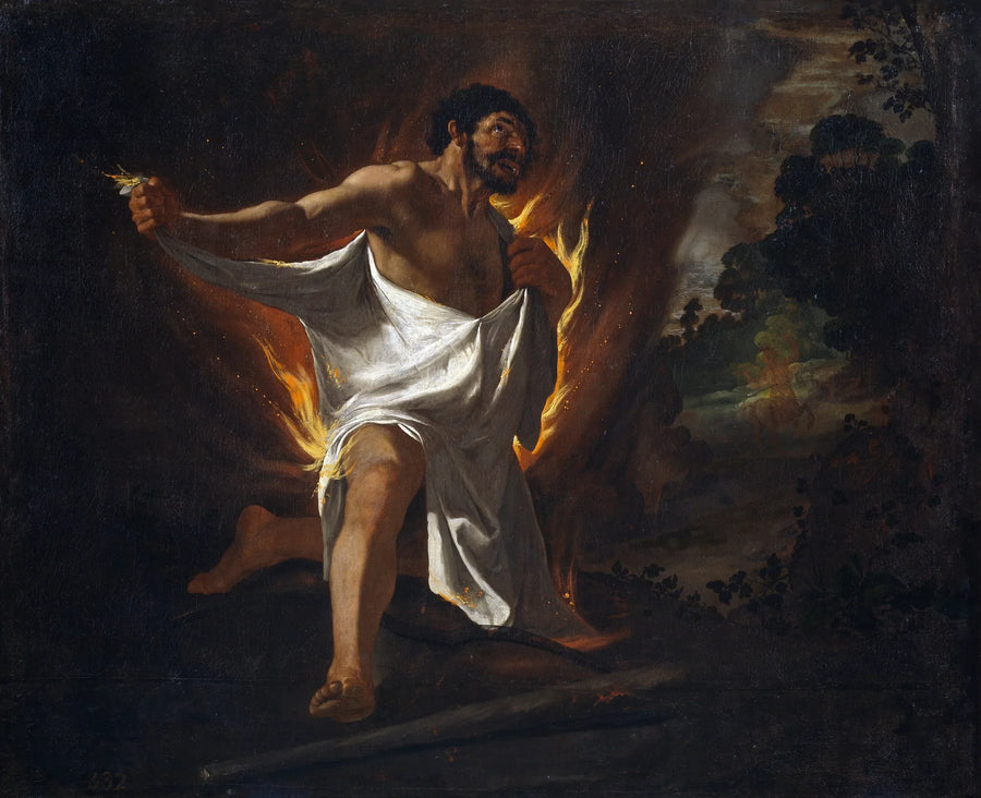 Śmierć Herkulesa - Francisco de Zurbarán