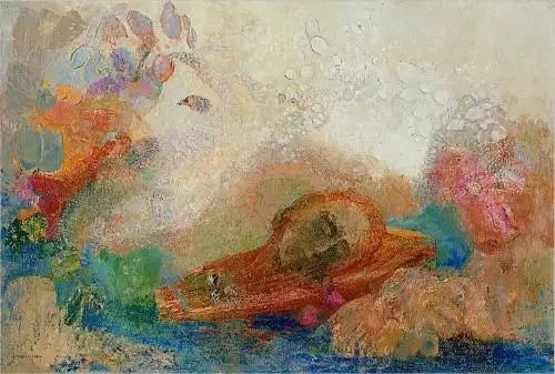 Śmierć Orfeusza - Odilon Redon