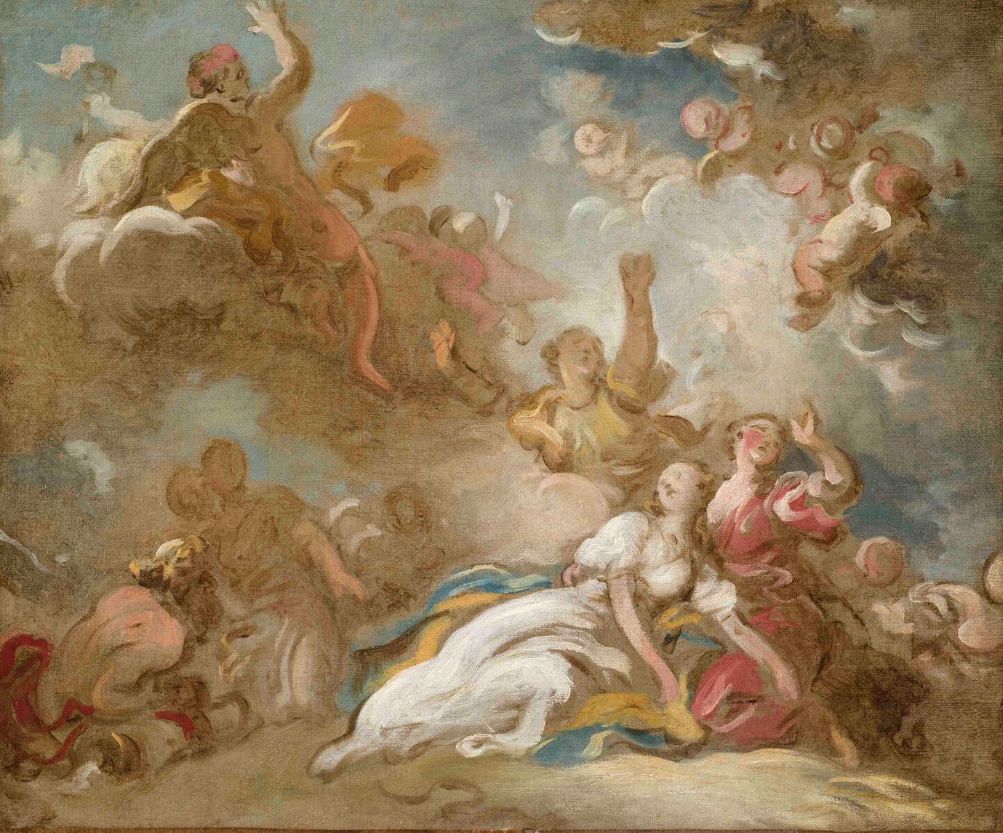 La mort de Cléopâtre - Jean-Honoré Fragonard - Alpha Reproduction