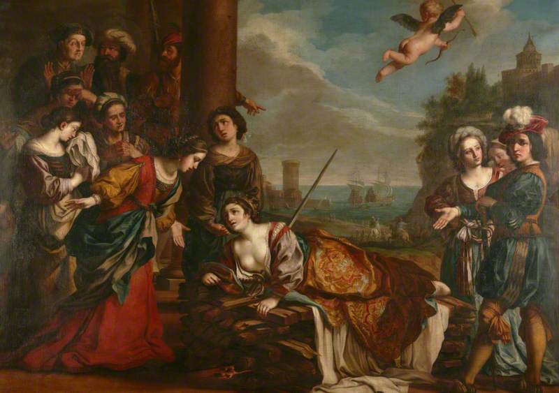 Śmierć Dydony - Guercino