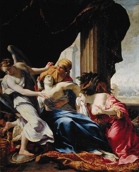 Śmierć Didony - Simon Vouet