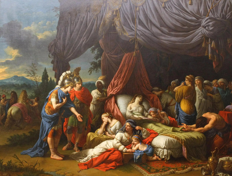 Śmierć żony Dariusza - Louis Jean François Lagrenée