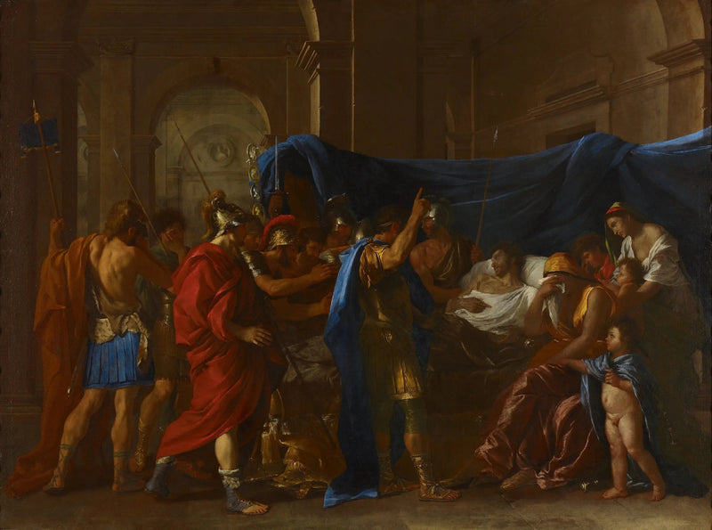 Śmierć Germaniusza - Nicolas Poussin