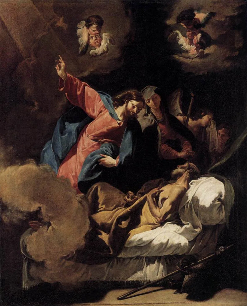 Śmierć Józefa - Giovanni Battista Pittoni