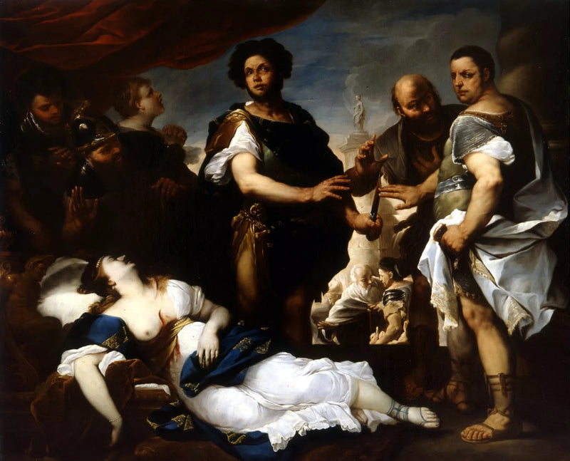 Śmierć Lucretii - Luca Giordano