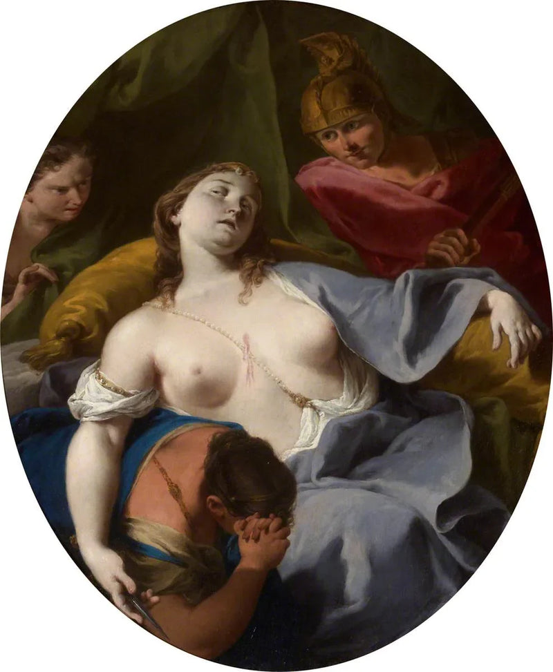 Śmierć Lucrezji - Giovanni Battista Pittoni