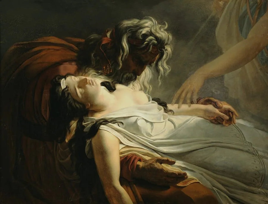 Śmierć Malviny - Ary Scheffer