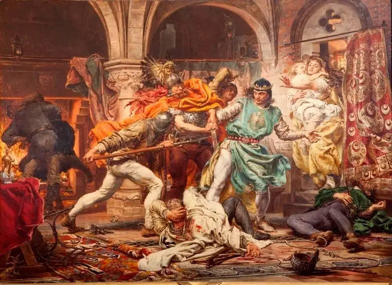 Śmierć Przemysła II - Jan Matejko