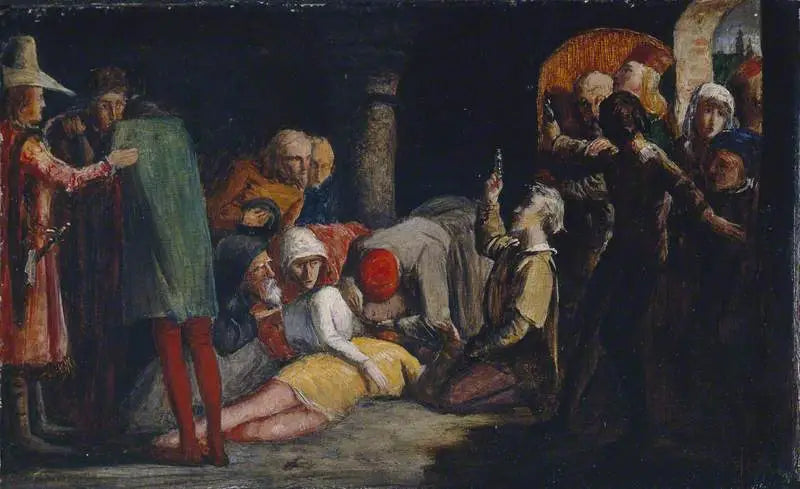 Śmierć Romea i Julii - John Everett Millais