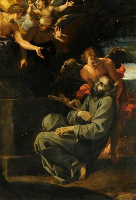 Śmierć świętego Franciszka (Ekstaza świętego Franciszka) - Annibale Carracci