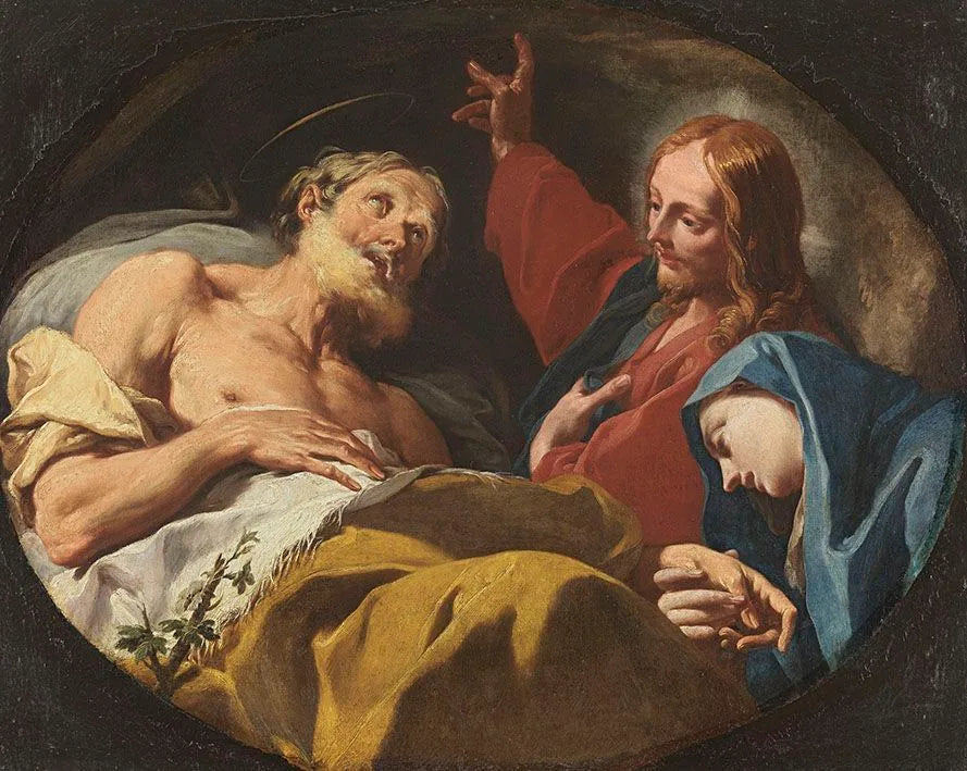 Śmierć świętego Józefa - Giovanni Battista Pittoni