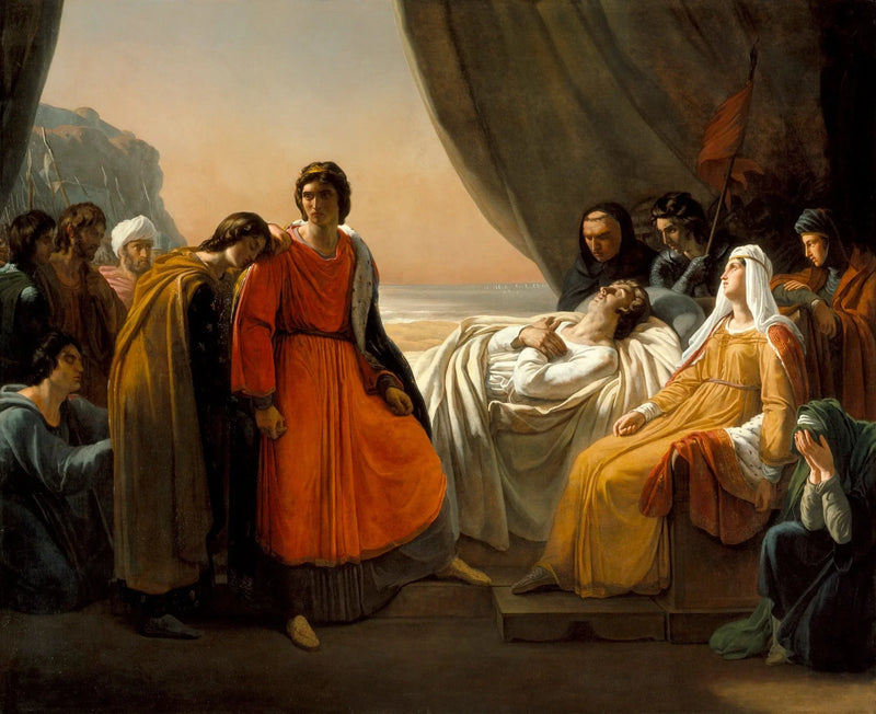 Śmierć Świętego Ludwika - Ary Scheffer