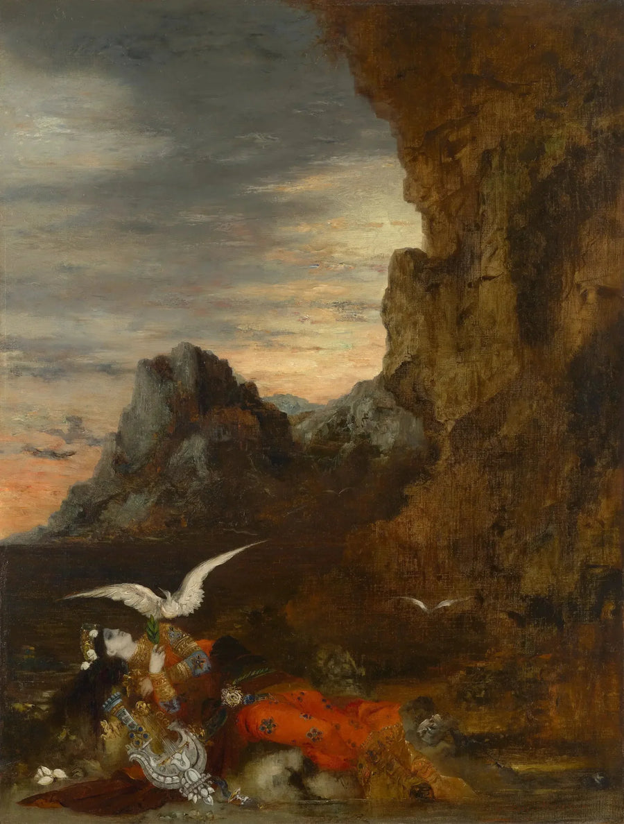 Śmierć Sapho - Gustave Moreau