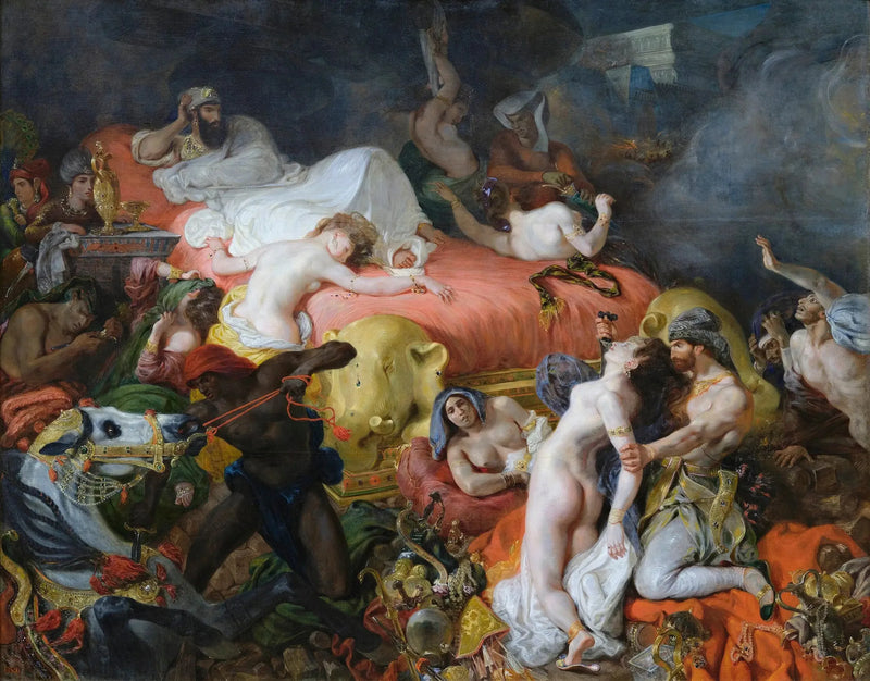 Śmierć Sardanapala - Eugène Delacroix