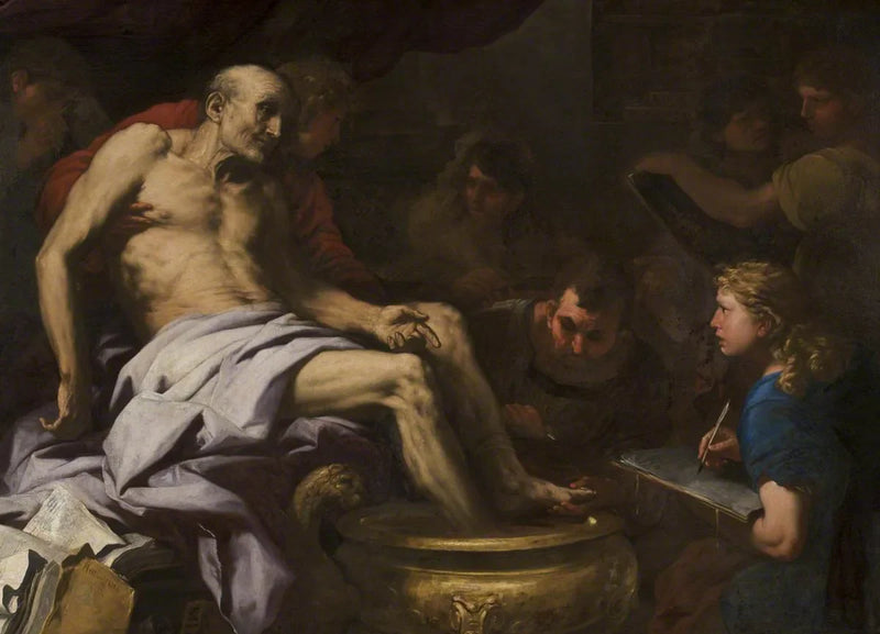 Śmierć Seneki - Luca Giordano