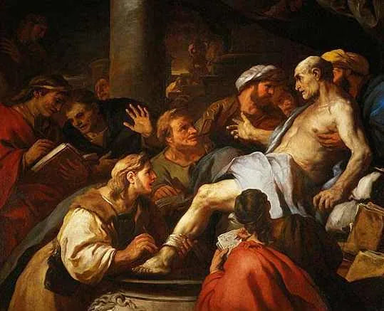 La Mort de Sénèque - Luca Giordano image 1 tableau peint à l’huile sur toile
