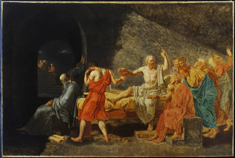 Śmierć Sokratesa - Jacques-Louis David