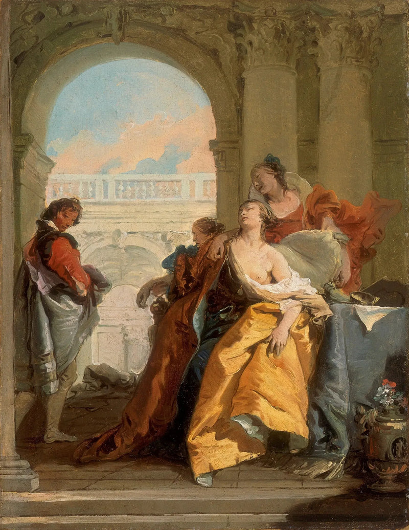 Śmierć Sofonisby - Giovanni Battista Tiepolo