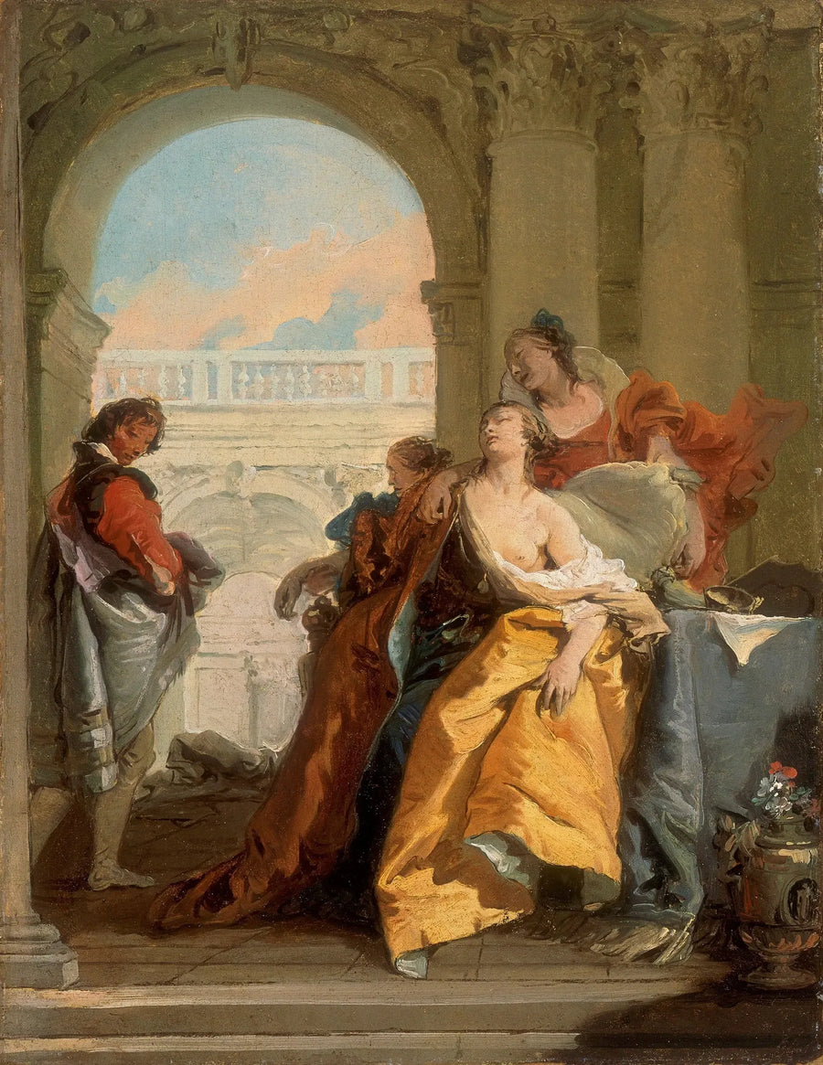 Śmierć Sofonisby - Giovanni Battista Tiepolo