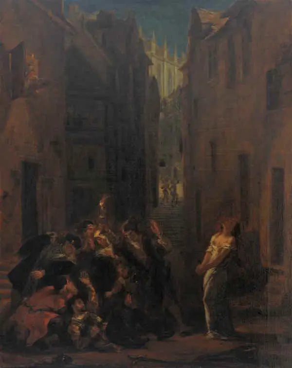 Śmierć Walentego - Eugène Delacroix