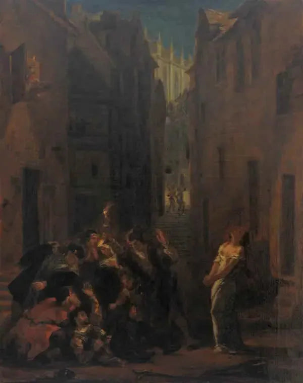 Śmierć Walentego - Eugène Delacroix