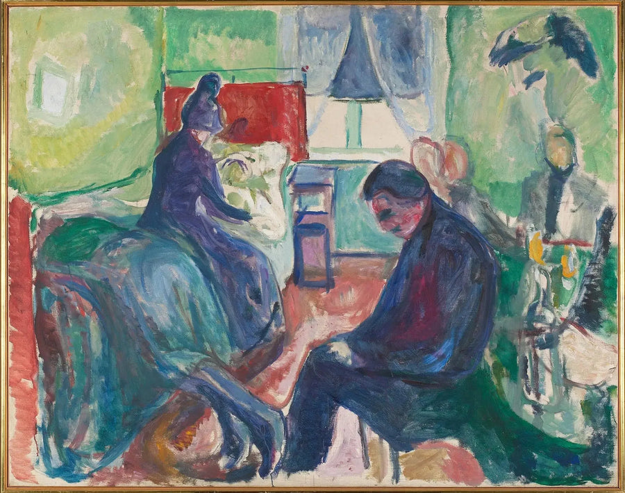 Śmierć Cyganina - Edvard Munch