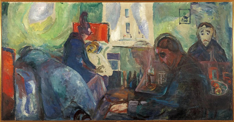 Śmierć Cyganina - Edvard Munch