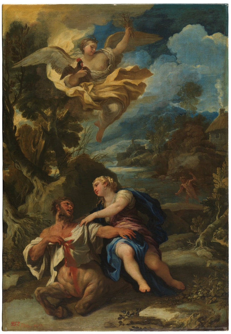 Śmierć centaura Nessusa - Luca Giordano