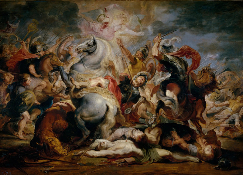 Śmierć konsula Decjusza - Peter Paul Rubens