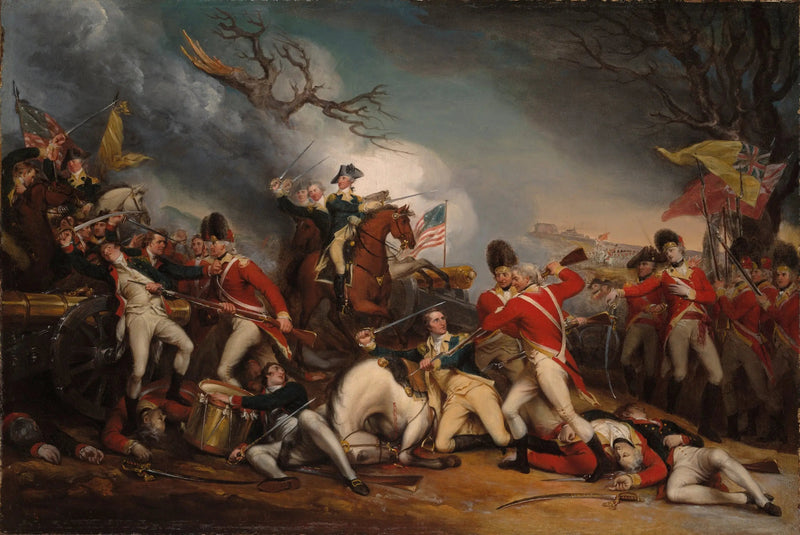 Śmierć generała Mercera w bitwie pod Princeton, 3 stycznia 1777 - John Trumbull