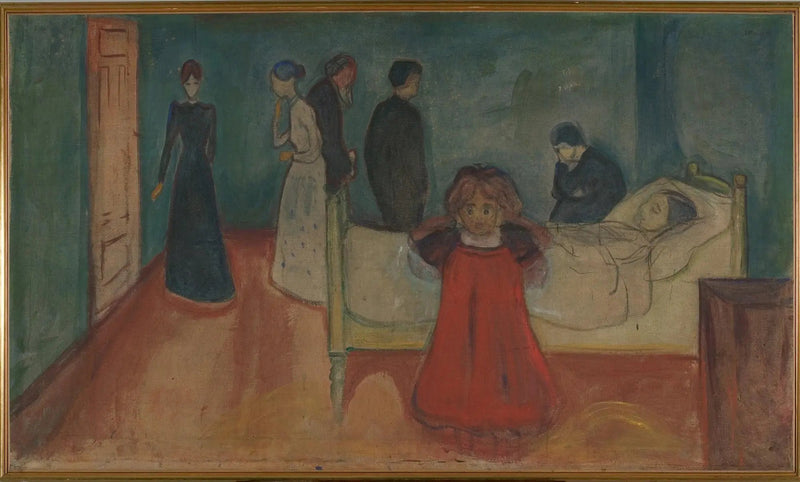 Śmierć i Dziecko - Edvard Munch