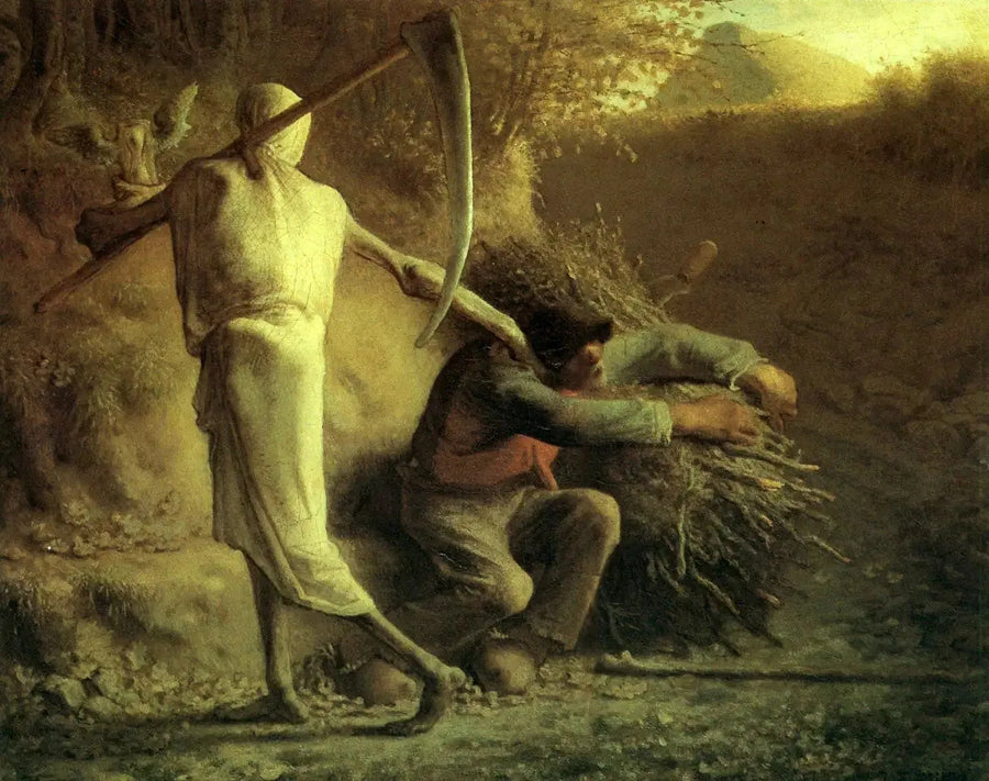 Śmierć i drwal - Jean-François Millet