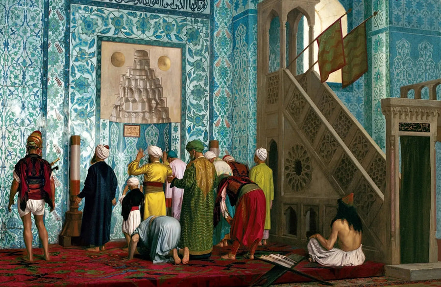 Błękitny meczet - Jean-Léon Gérôme
