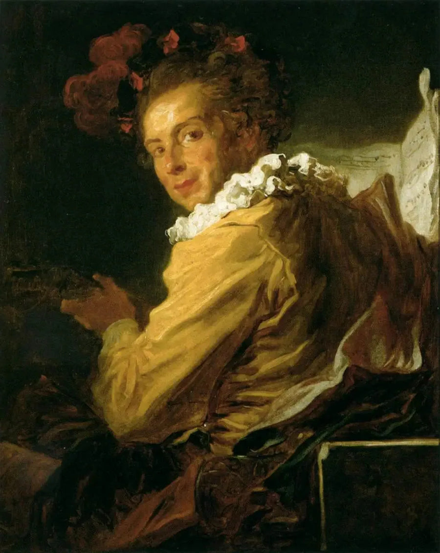 Muzyka - Portret pana de la Bretèche - Jean-Honoré Fragonard