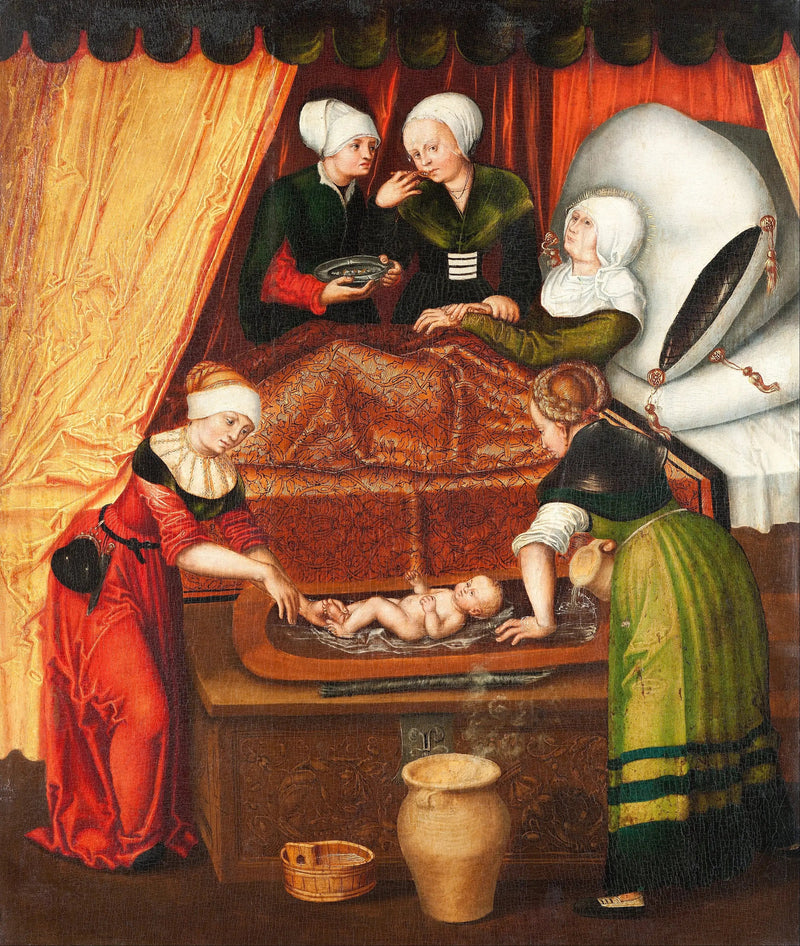 Narodziny Jana Chrzciciela - Lucas Cranach Starszy