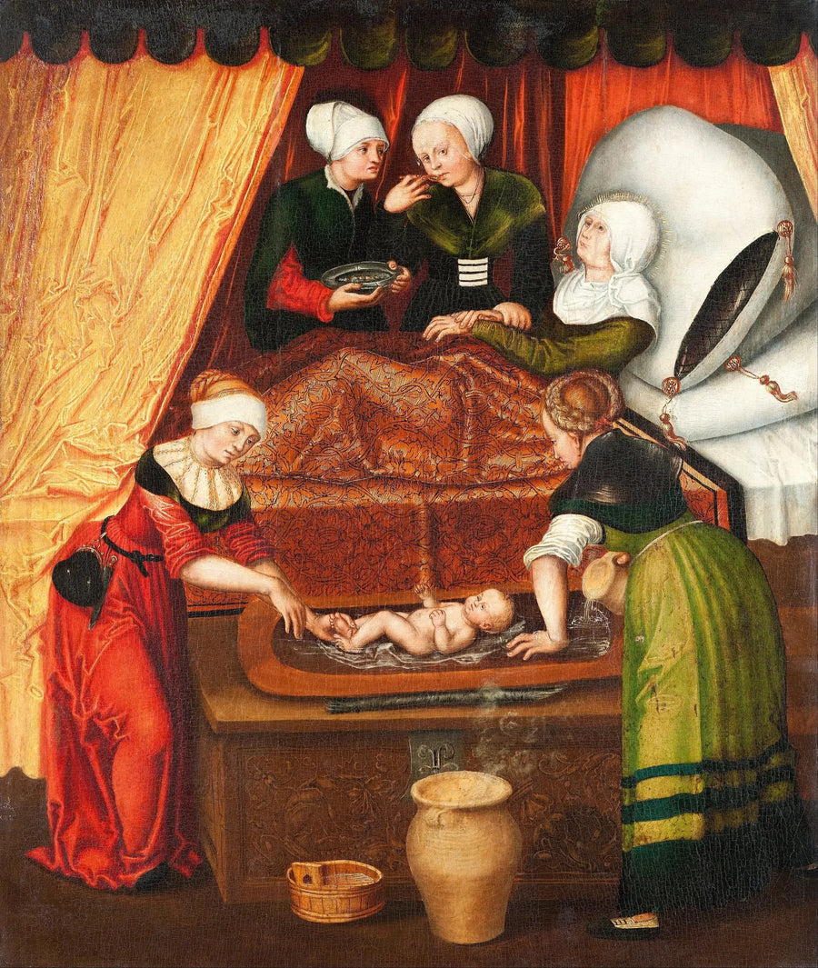 Narodziny Jana Chrzciciela - Lucas Cranach Starszy