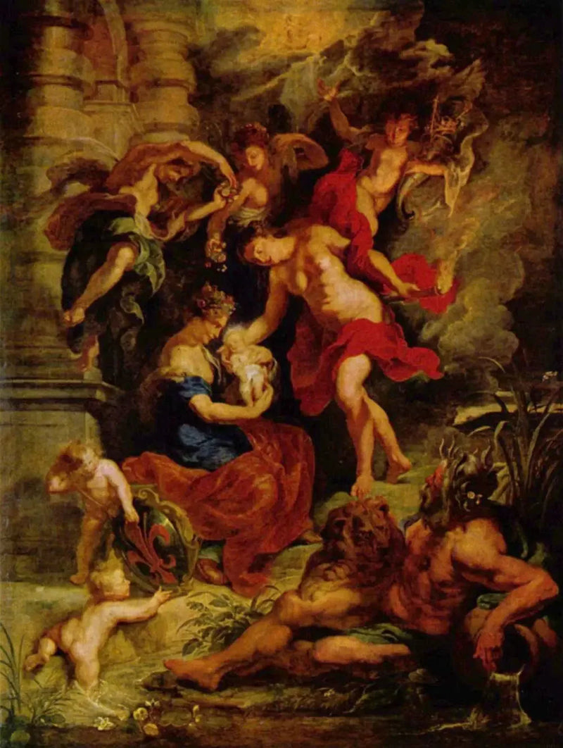Narodziny Marii Medycejskiej 26 kwietnia 1573 roku we Florencji - Peter Paul Rubens