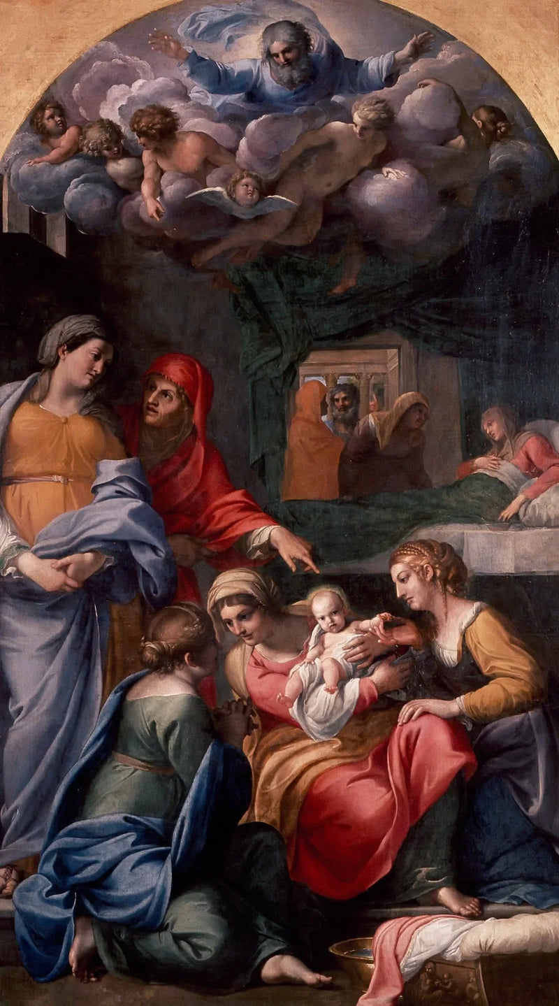 Narodziny dziewicy - Annibale Carracci