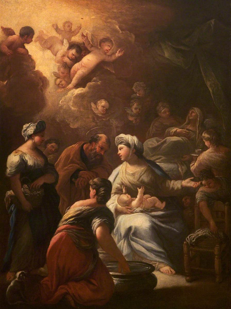 Narodziny Matki Boskiej Marii - Luca Giordano