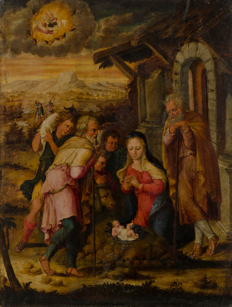 Narodziny Chrystusa - Joos van Cleve