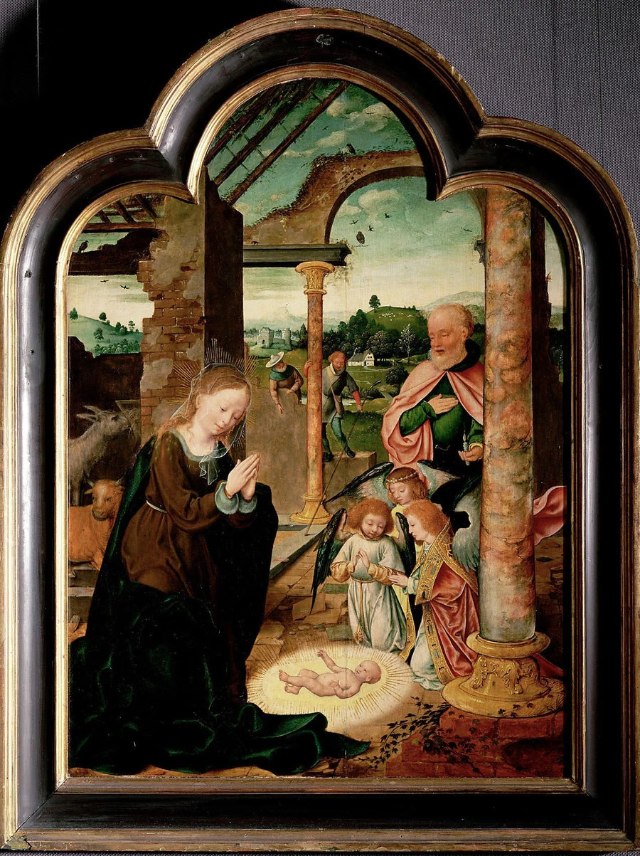 Narodziny Chrystusa - Joos van Cleve