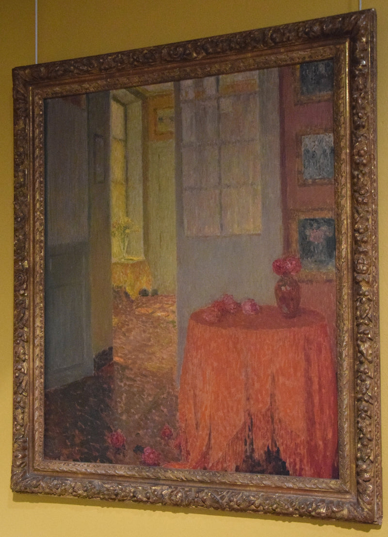 Czerwona serweta - Henri Le Sidaner