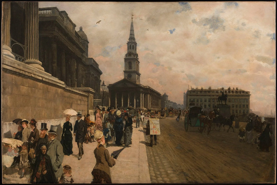 National Gallery i kościół Świętego Marcina (Londyn) - Giuseppe De Nittis