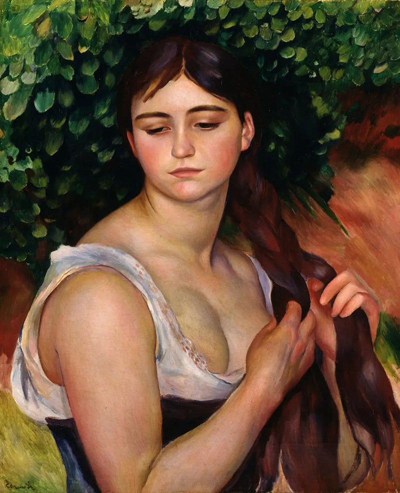 La Natte - Pierre-Auguste Renoir