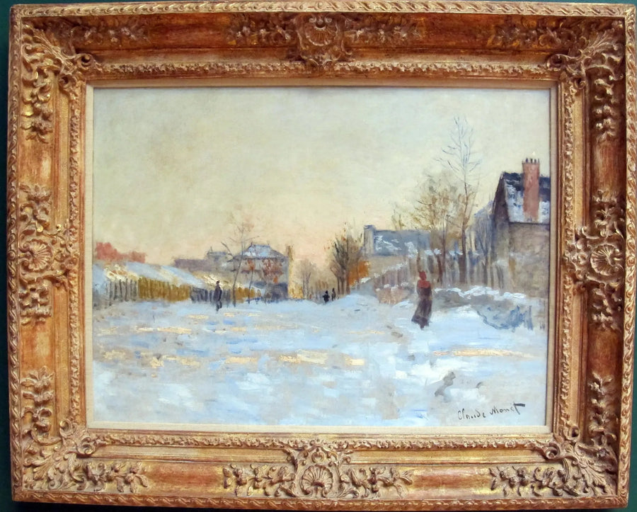 Śnieg w Argenteuil - Claude Monet