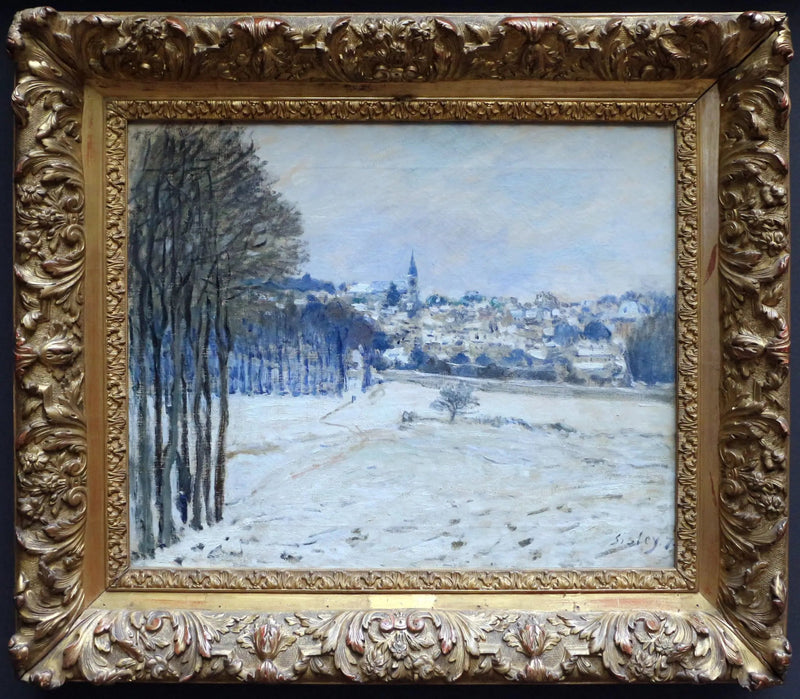 Śnieg w Marly-le-Roi - Alfred Sisley