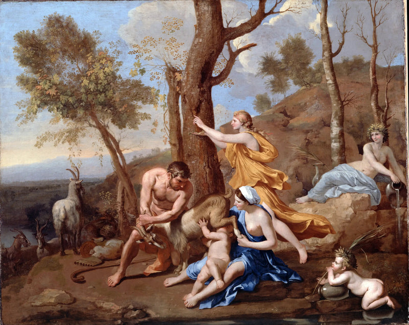 Pokarm Jowisza - Nicolas Poussin